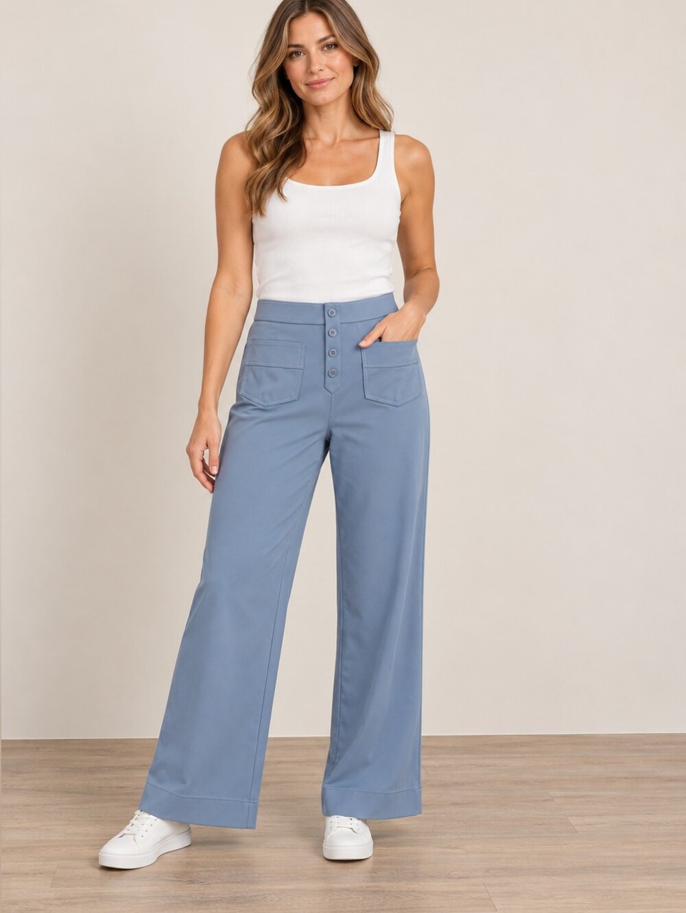 HALARA High-Rise Wide Leg Pants